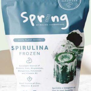 Frozen cubes Spirulina packaging